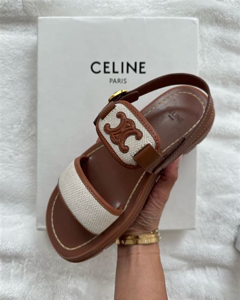 celine brown loafers|second hand fur Celine sandals.